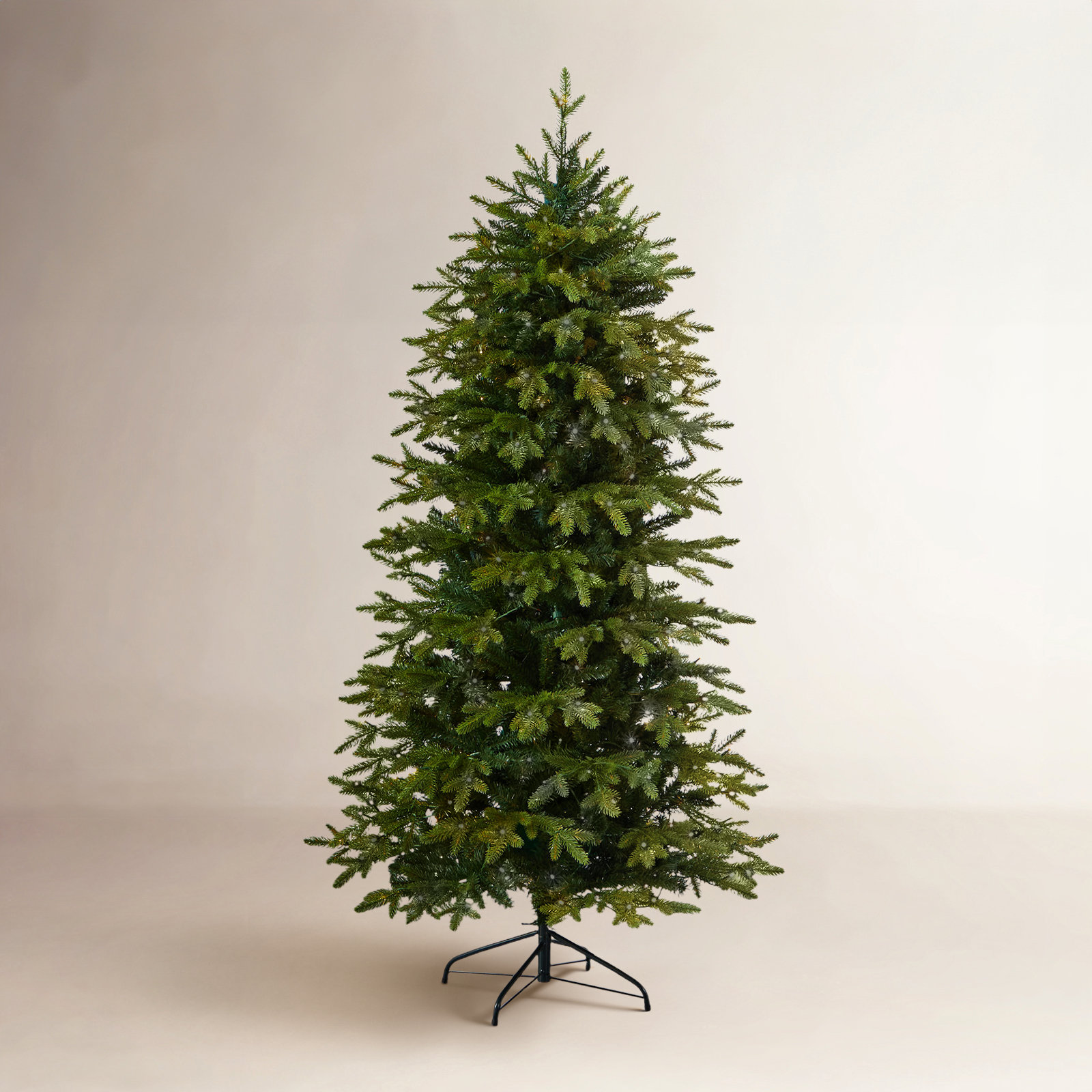 Lighted Artificial Christmas Tree, 6' H