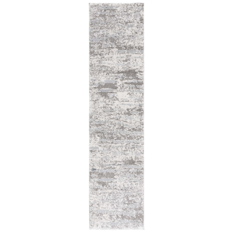 Bobbielee Performance Abstract Rug, Runner 2' x 8'