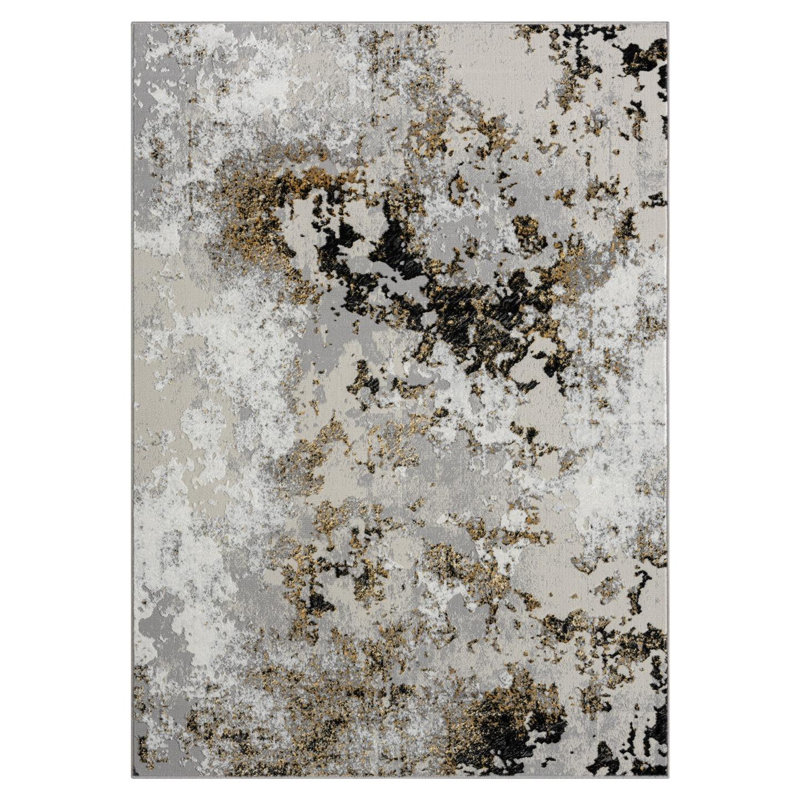 Tahany Abstract Indoor Rug, Rectangle 7'9" x 10'