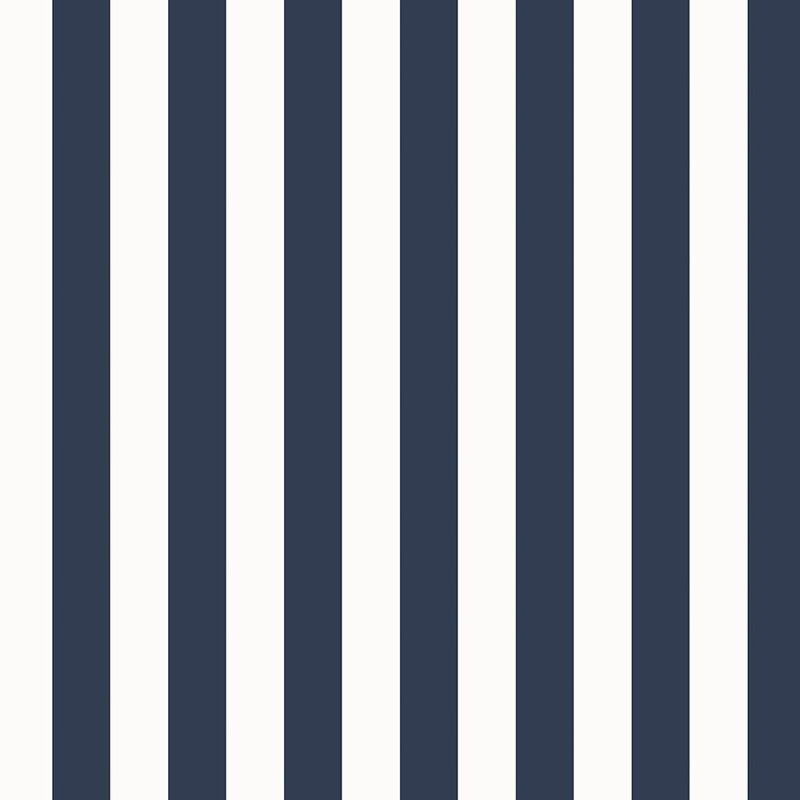 Striped Roll, Navy/White