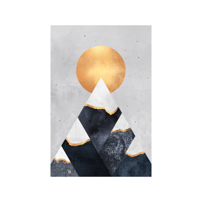 Winter Mountains - Print on Canvas