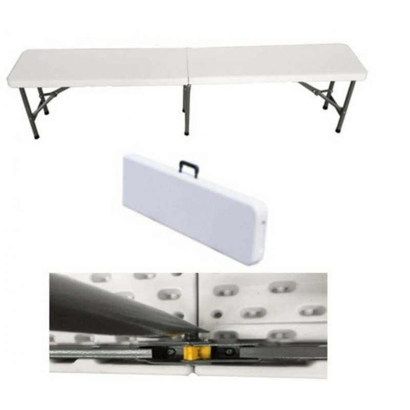 180cm Rectangular Adjustable Banquet Table