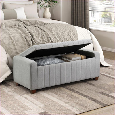 Banc de rangement rembourré FlowLuxe