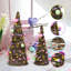 Décorations de Pâques lumineuses en rotin pour table (lot de 2) CRCZK : sapin artificiel avec DEL, œufs et baies, idéal pour décorer votre table au printemps.