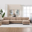 Canapé modulaire à assise profonde et spacieux