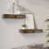 2 Piece Floating Shelf with Drawer (Set of 2)