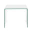 Bayville Glass Top Sled Nesting Tables