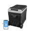 Frigidaire, 49 pte Chariot de réfrigérateur / congélateur portatif électrique convertible avec application, double zone, noir