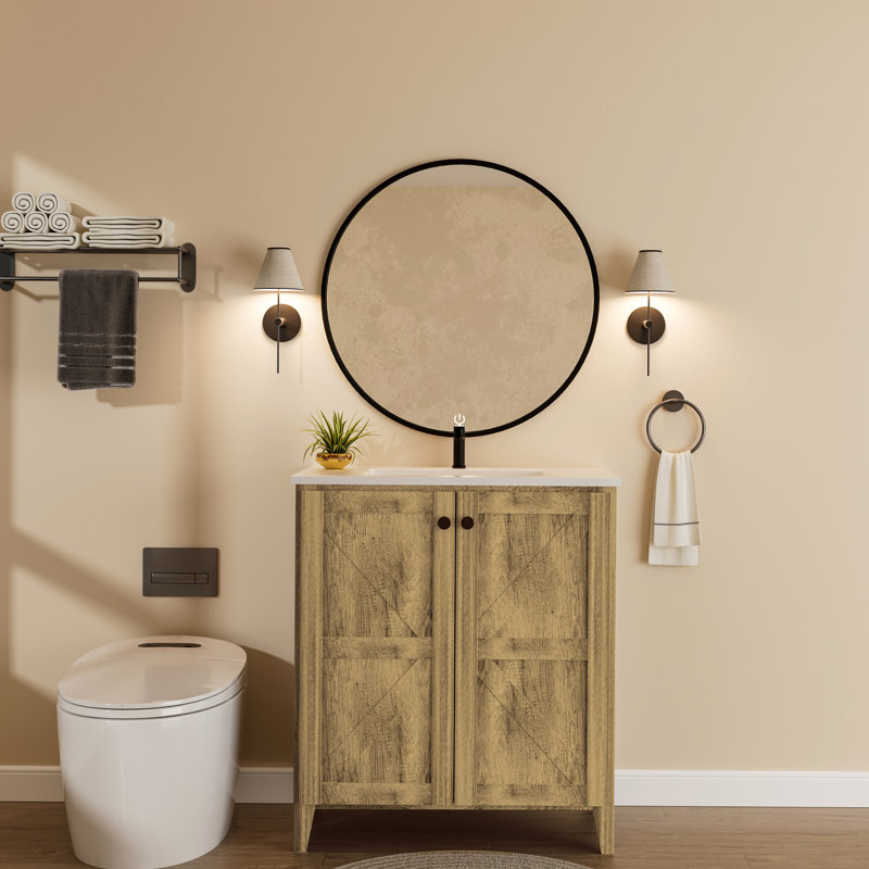 Armoire pliante avec évier en céramique