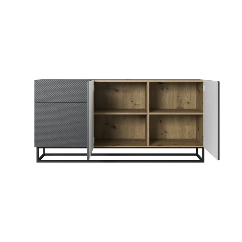 Melaher 167cm Sideboard, Artisan/Rivier Stone