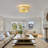 6-Speed Reversible Ceiling Fan with Reed Rattan Shade for Bedroom Living Room-1135588248