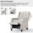 29.5" W Classic and Upholstered Soft Pushback Recliner With Rivets (Set of 2)-1913237036