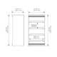 Modular Storage 68.76" W - 78" W Closet System