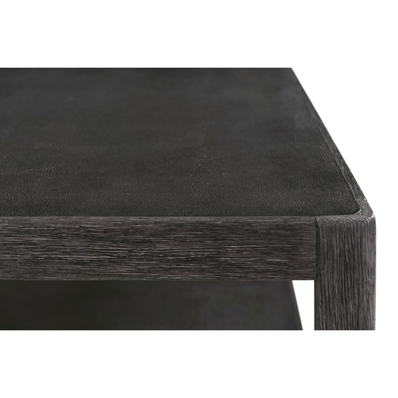 Maxwell Single Coffee Table, Obsidian