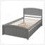 Lit plateforme simple avec lit gigogne-2079427489