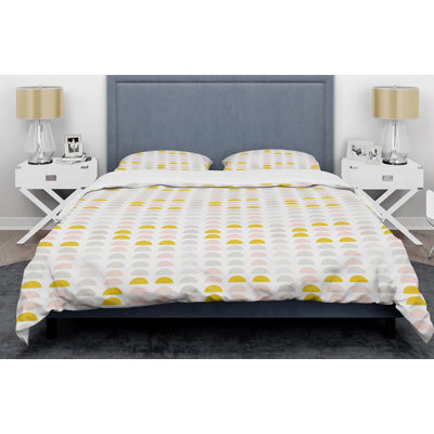 Modern & Contemporary Polyester Geometric Shapes Duvet Cover