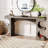 63-Inch Dark Grey Long Console Table