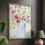 «Country Meadow Bouquet I», reproduction encadrée - bois massif-2030663816