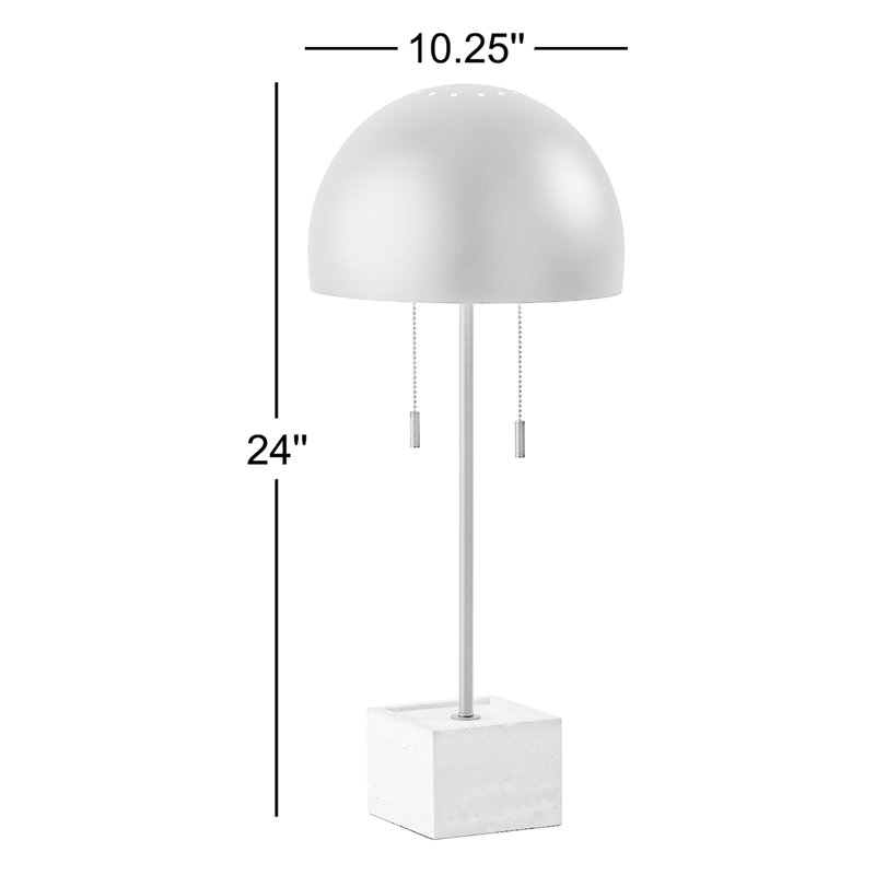 Lampe de bureau en pierre Burch