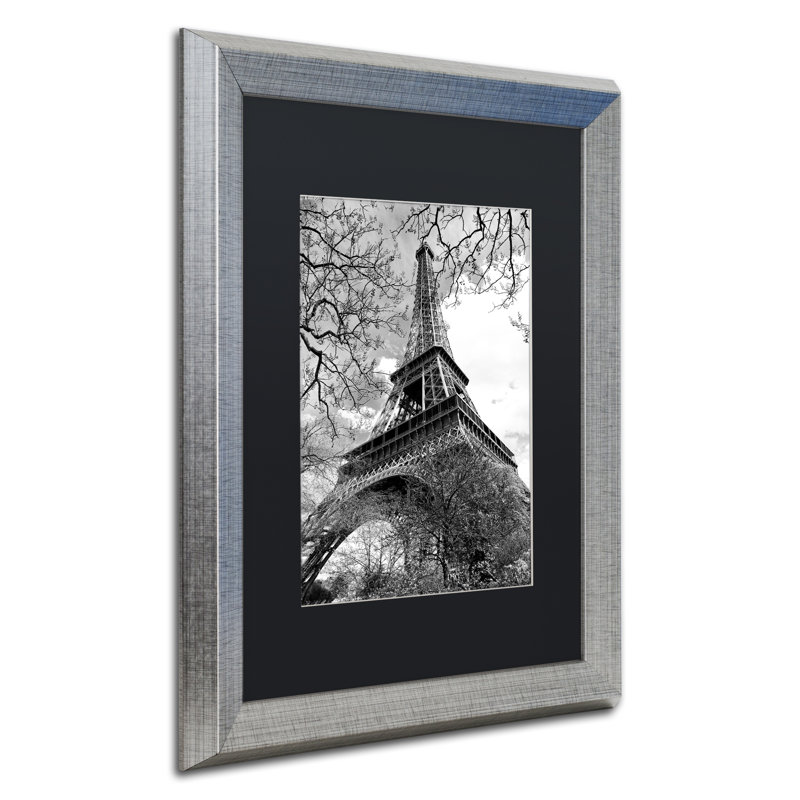 Eiffel Tower 2 by Philippe Hugonnard Framed Photographic Print, 14" H x 11" W x 0.5" D, Black