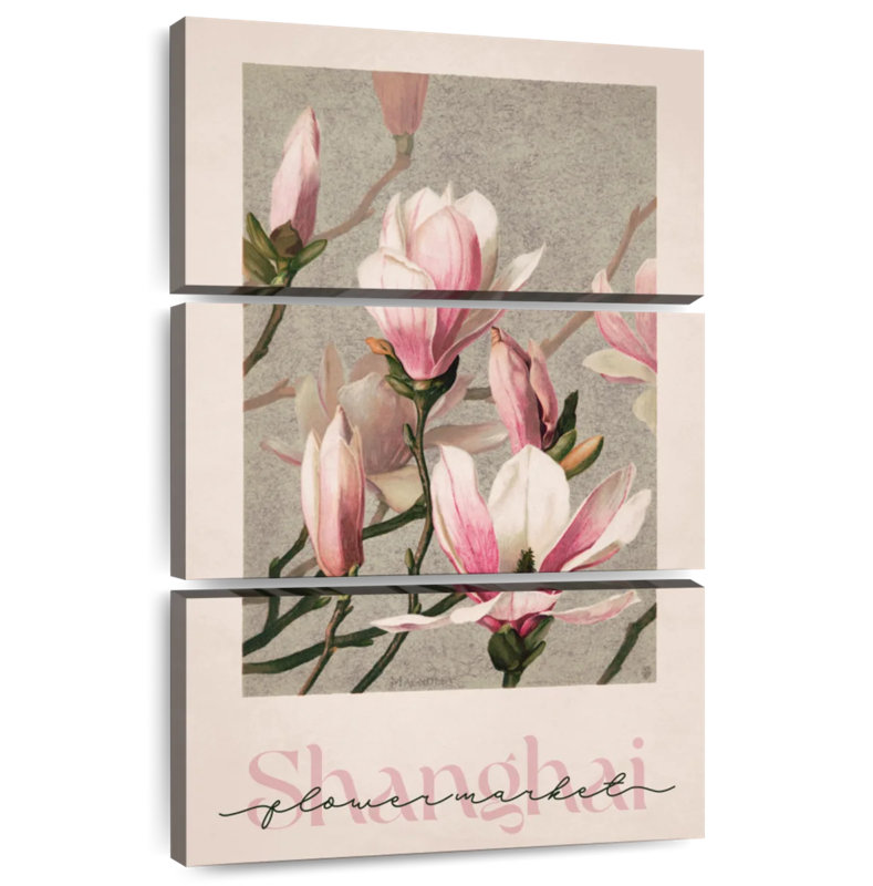 Affiche du marché aux fleurs Harnek, H 32 po x l 20 po