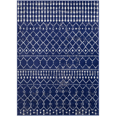 Docia PSS-2370 4'11" X 7' Machine Woven Rug