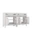 Ensemble de meuble-lavabo double 60 po avec lavabo double 60 po, tablette réglable et portes à fermeture en douceur-1691141326