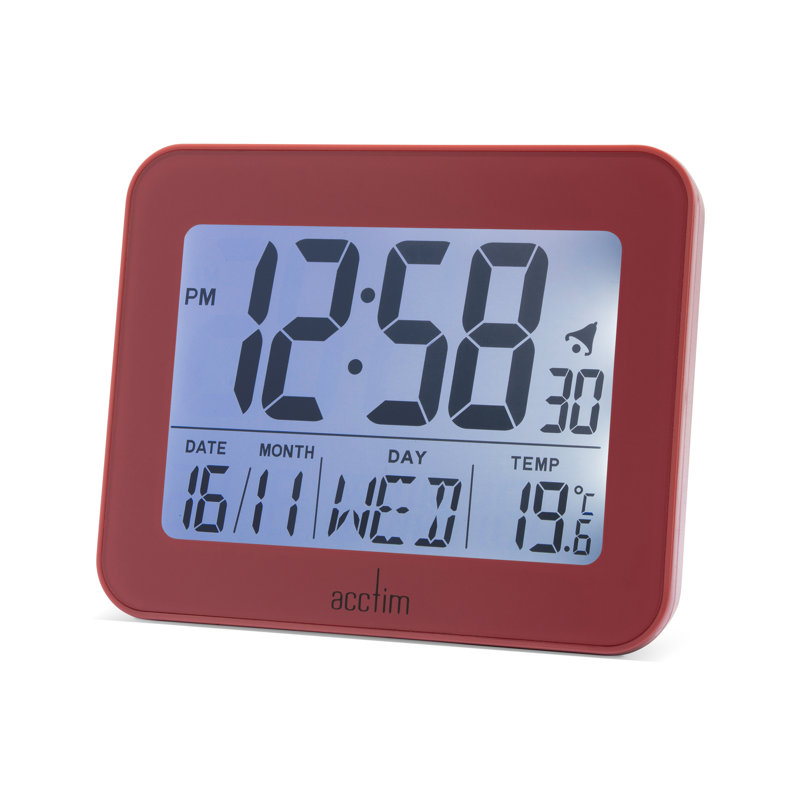 Acctim Otto Superbrite® Digital Bedside Alarm Clock, Spice