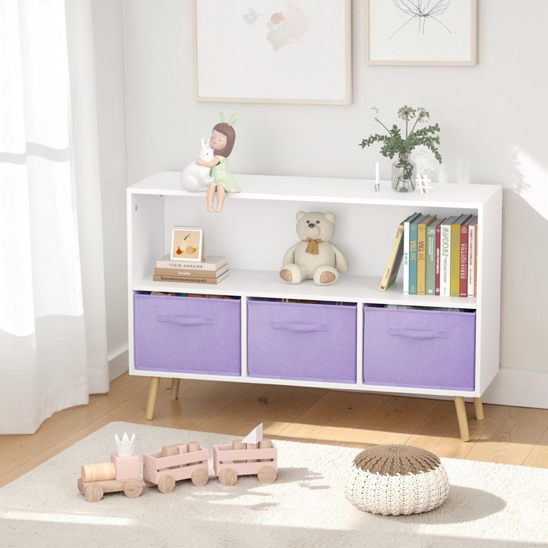 Rangement pour jouets H 23,62 po x l 35,43 po Ferndown, Mauve