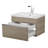 Arlie 24" Single Sink Wall Mounted Bathroom Vanity with Cultured Marble Top-1504293942
