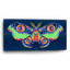  «Midnight Rainbow Moth» par Hello Angel, art mural en verre acrylique, 24 po x 12 po-101615316