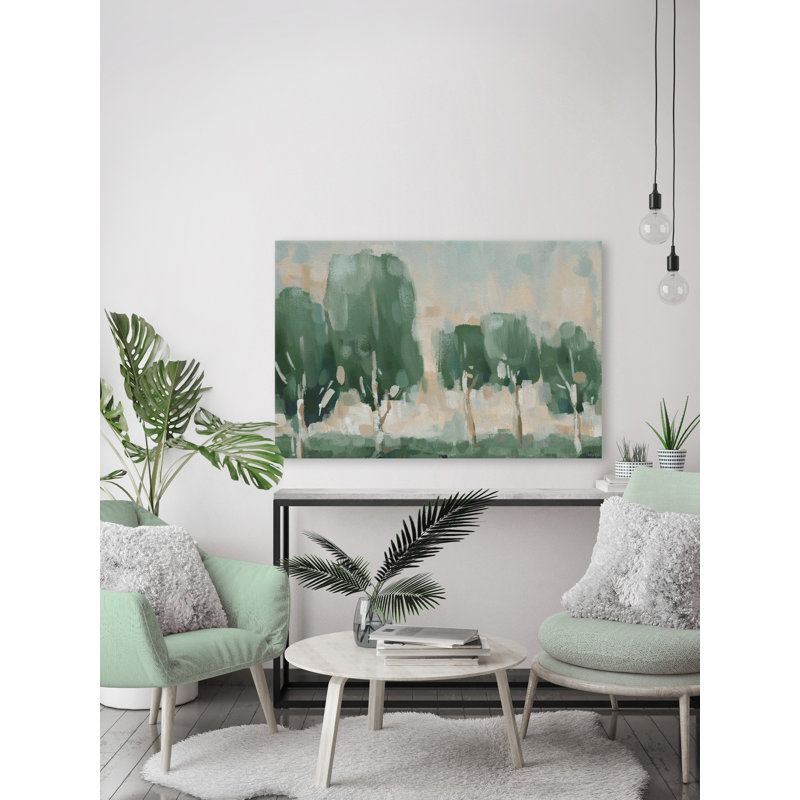 Woodland Scenery - Wrapped Canvas Painting, 20cm H x 30cm W x 3.81cm D