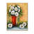 Toile naturelle avec cadre flottant