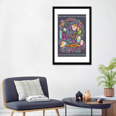 «Bake Is Love», reproduction d'impression sur toile tendue
