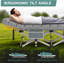 Lit de camp portatif pliant avec matelas-100045955