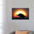 A Stegosaurus Silhouetted against the Setting Sun at the End of a Prehistoric Day by Mark Stevenson - Wrapped Canvas Graphic Art-1703365317