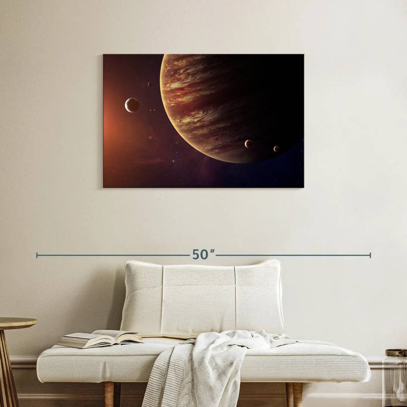 Oberle Jupiter From Space, 24" H x 36" W