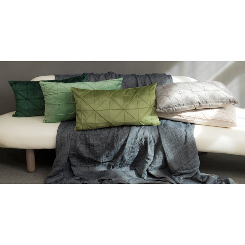 3D Flower Throw Pillow Handmade Velvet Throw Pillow Cover Decorative Geometric Accent Pillow Case Lumbar Cushion Cover