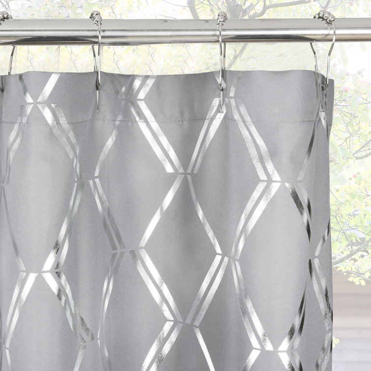 Wade Logan® Brackmann Abstract Shower Curtain & Reviews