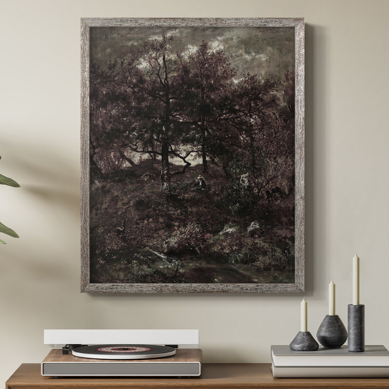«Vintage Landscape», reproduction encadrée CIV - bois massif