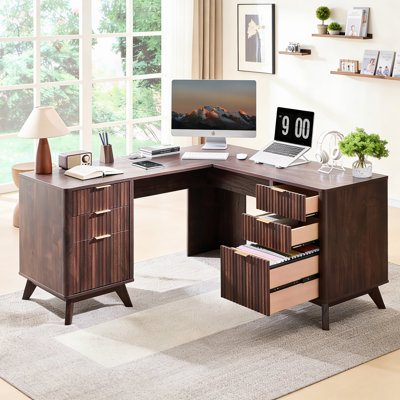 Bureau de direction en L 59 po