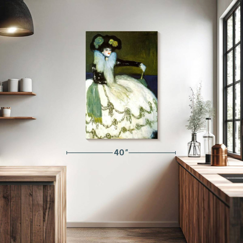 Shuttleworth Woman In Blue 1901, 39" H x 26" W