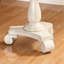 Table d'appoint H 26,5 po - Bois massif gracieux et bout élégant 26 po-97450154
