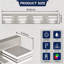 Éclairage pour salle de bain 4 lumières DEL nickel brossé à intensité variable, largeur 25,59 po, blanc froid 5500K pour salle de bain-1127828976