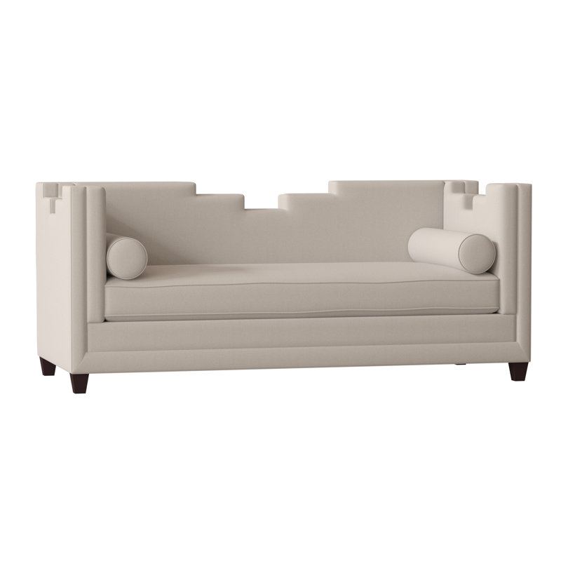 Bella Upholstered 83'' Sofa, Wismar Burlap