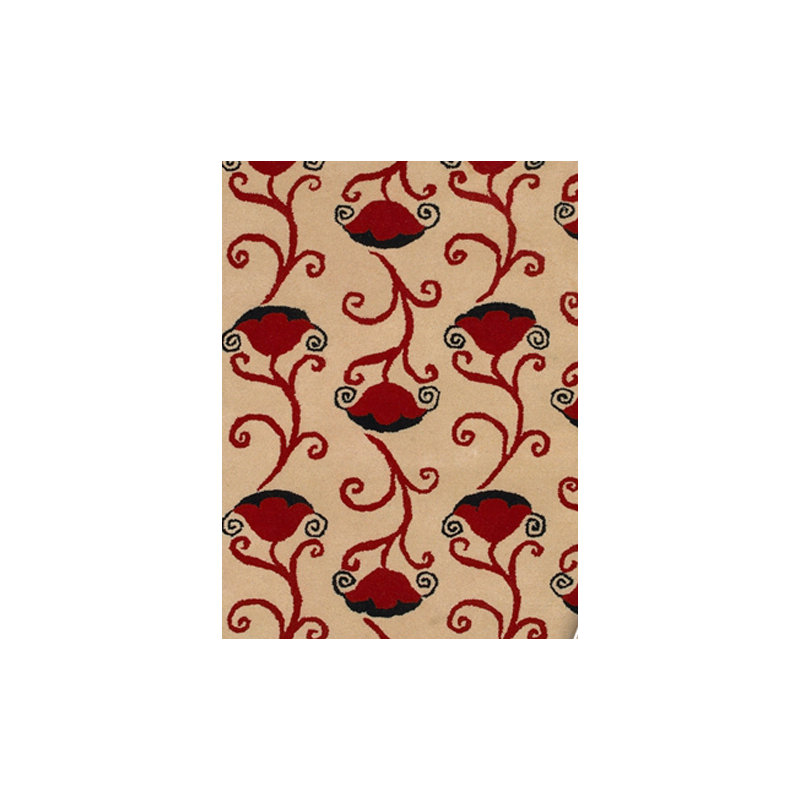 Sidney Wool Floral Indoor Rug, Rectangle 7'9" x 10'6"