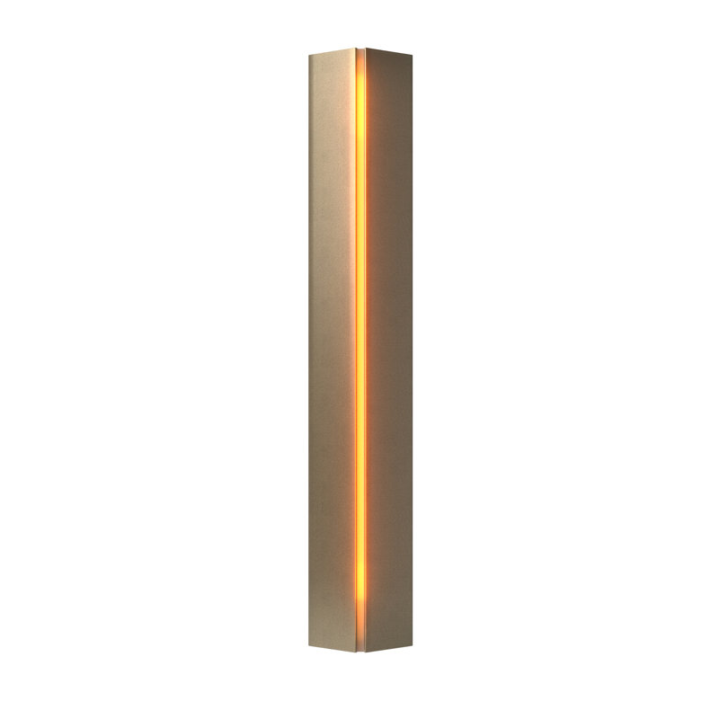 Gallery Dimmable 8 Lbs Flush Mount Scone, Soft Gold, Amber