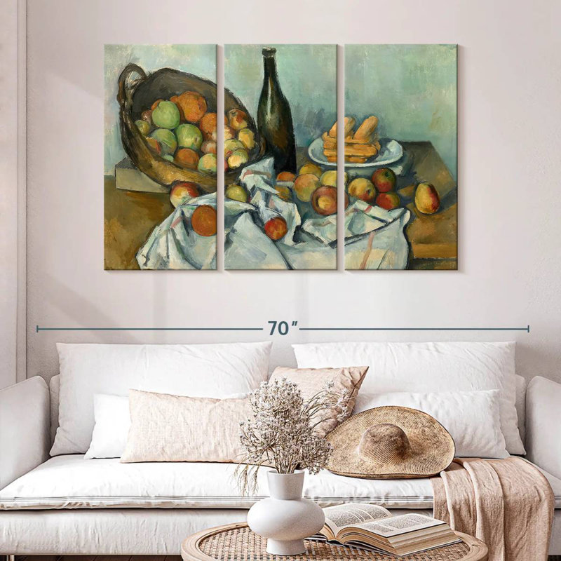 Yarlin Le panier de pommes, H 32 po x l 50 po