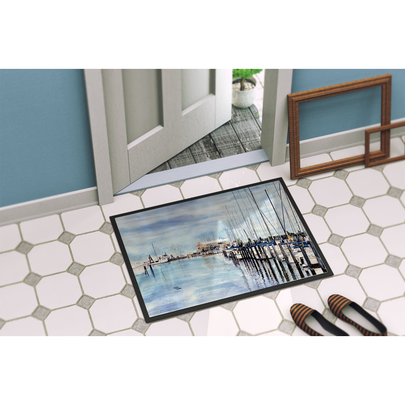 Tapis de porte d’intérieur anti-dérapant warf, Rectangle 2 pi x 3 pi
