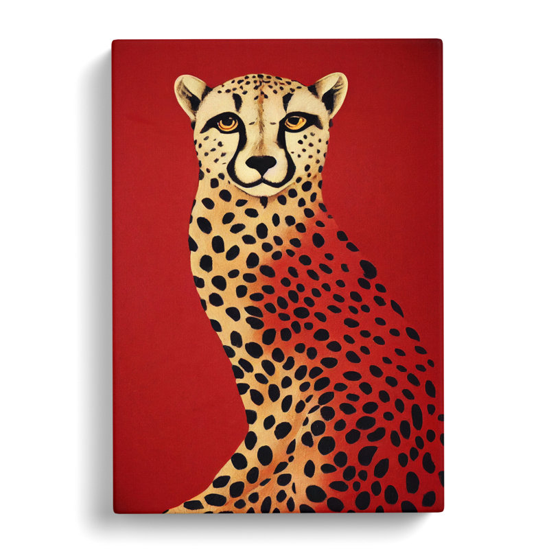 Unique Cheetah Vol.2 - Wrapped Canvas, 60cm H x 40cm W x 3cm D